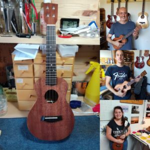 Stage lutherie Ukulele Custom Mélopée DIY Maker