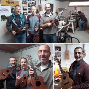 Stage lutherie Ukulele Custom Mélopée DIY Maker