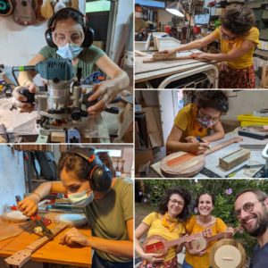 Stage lutherie avec Mélopée - Fabrication Ukulélé haut de gamme