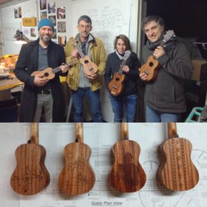 Stage lutherie Ukulele Custom Mélopée DIY Maker