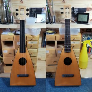 Fluke ukulele customized by Melopee.fr