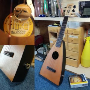 Fluke ukulele customized by Melopee.fr