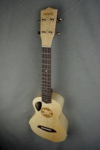 Ukulélé Concert Mélopée Erable flammé (solid flamed maple ukulele)