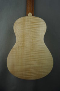 Ukulélé Concert Mélopée Erable flammé (solid flamed maple ukulele)