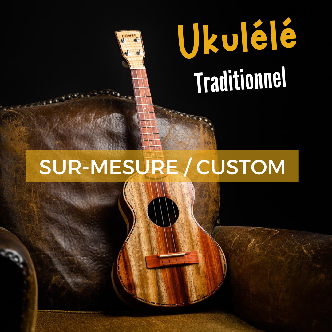 Ukulele Concert Resonator Padouk (Boutique en ligne) - Luthier Mélopée
