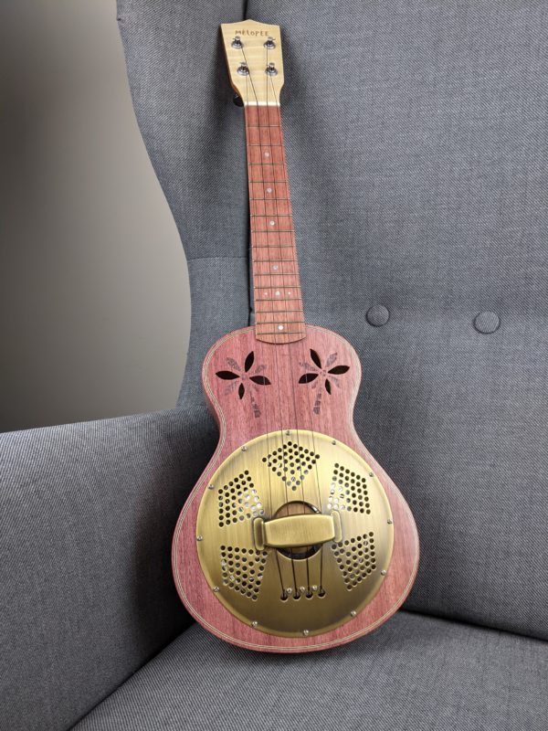 Ukulélé Mélopée Concert Resonator Amarante (All Solid Purple)