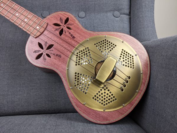 Ukulélé Mélopée Concert Resonator Amarante (All Solid Purple)