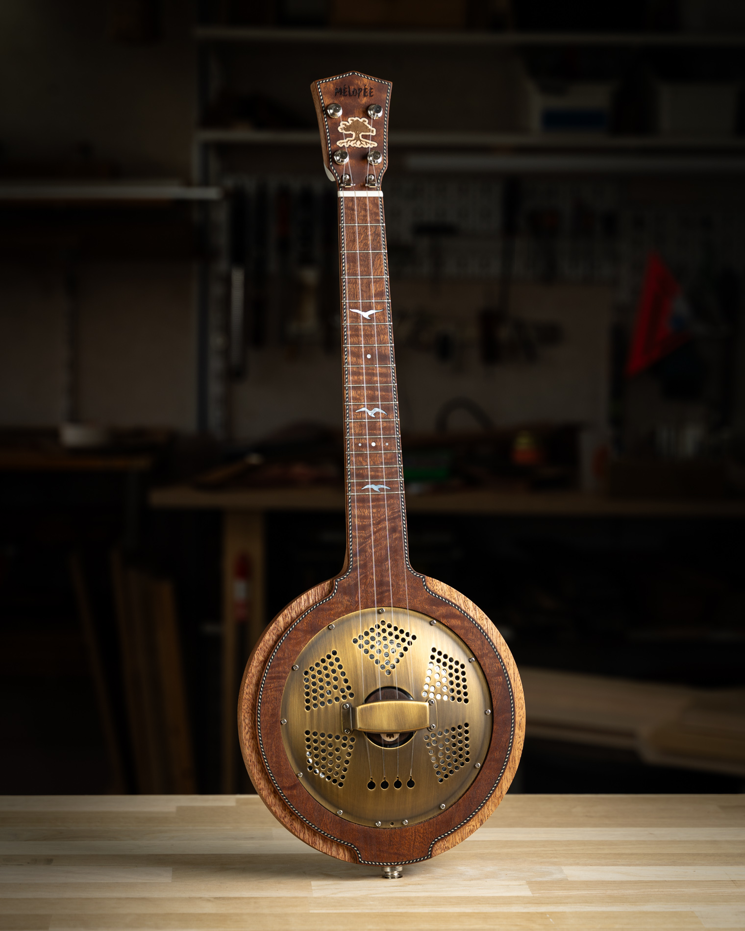 Ukulele Melopee Kaikoura Resonator Custom John Butler WEB-1