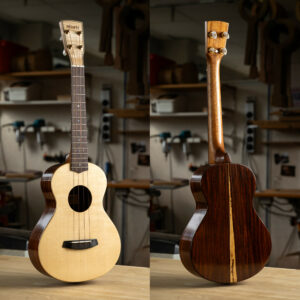 Ukulélé Mélopée Traditionnel Epicéa européen / Cocobolo
