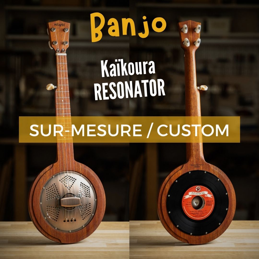 Mélopée CUSTOM:SUR-MESURE Banjo Kaikoura Resonator 02