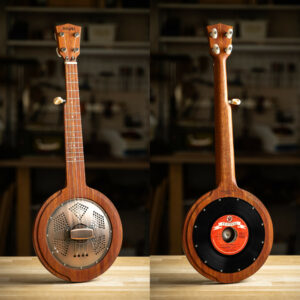 Mélopée Picco-Banjo Kaikoura Resonator 5 cordes Acajou 5 String Mahogany SBUK234