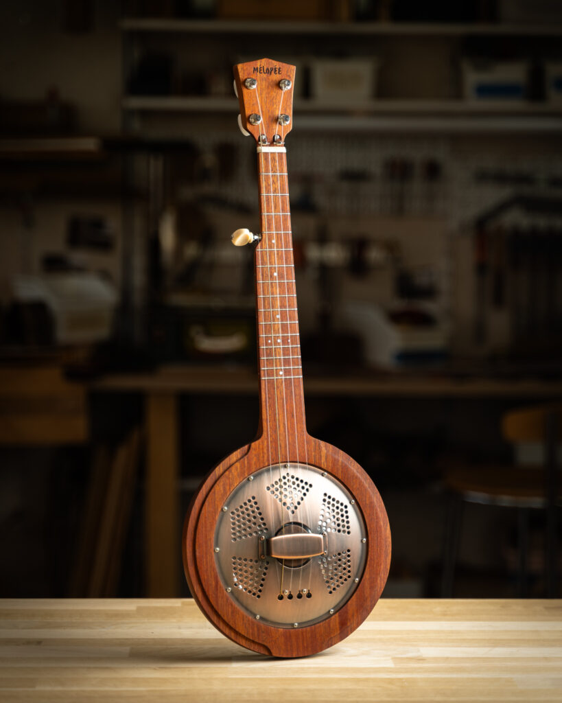 Mélopée Picco-Banjo Kaikoura Resonator 5 cordes Acajou 5 String Mahogany SBUK234